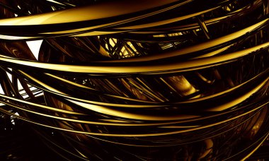 3D fütüristik arka plan