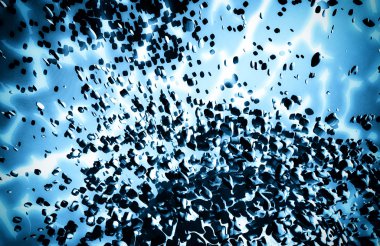 3D patlama arka plan