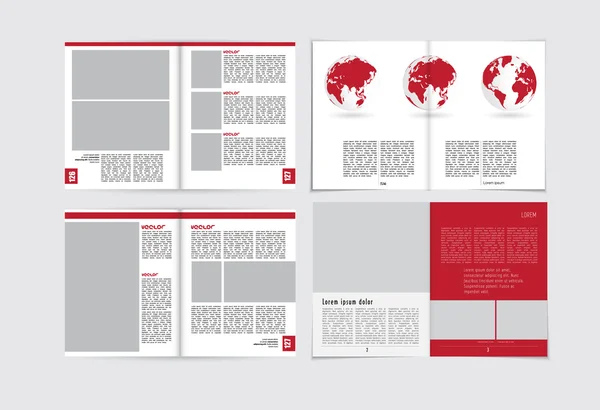 Revista Layout — Archivo Imágenes Vectoriales