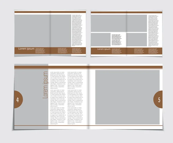 Layout magazine — Stock Vector