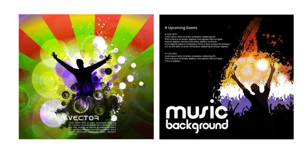 Fondo del evento musical — Vector de stock