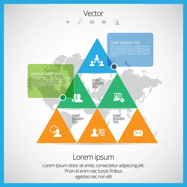 Vektor infographic — Stock vektor