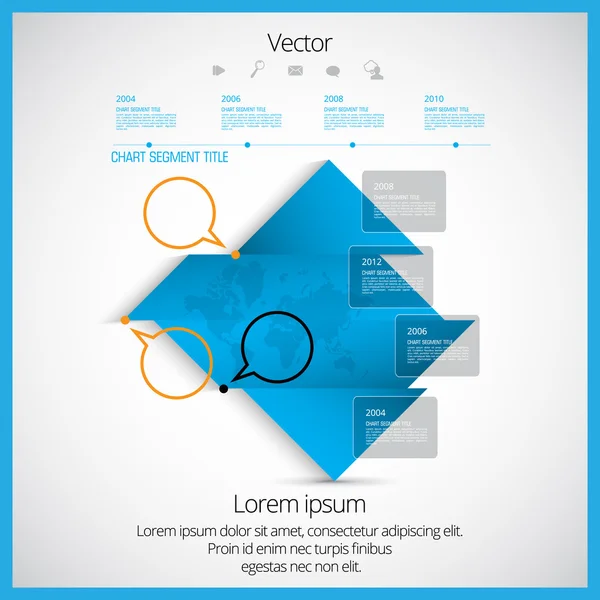 Vektor-Infografik — Stockvektor