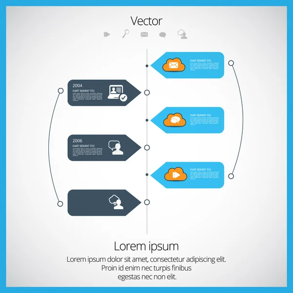 Vektor-Infografik — Stockvektor