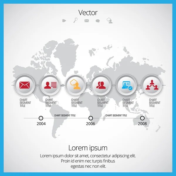 Illustration Infographic — Stock Vector