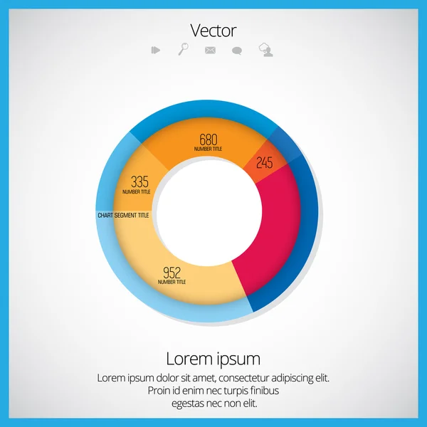 Vektor-Infografik — Stockvektor