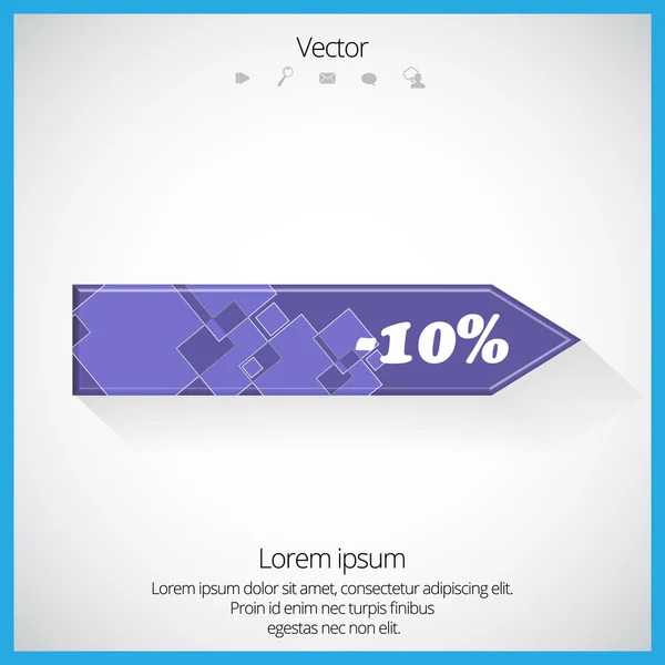 Web Banner Element — Stockvector