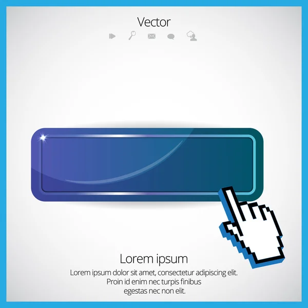 Banner Plantilla de diseño — Vector de stock