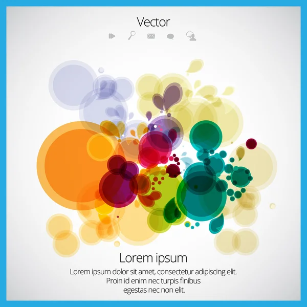 Abstrakt vektor designelement — Stock vektor