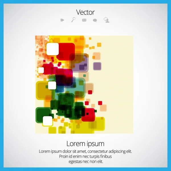 Colorful vector design concept — Stock Vector