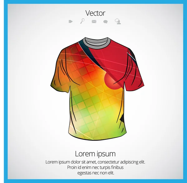 Man's t-shirt design — Stock Vector