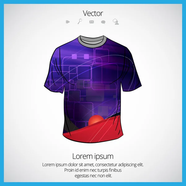 Projeto da t-shirt do homem — Vetor de Stock