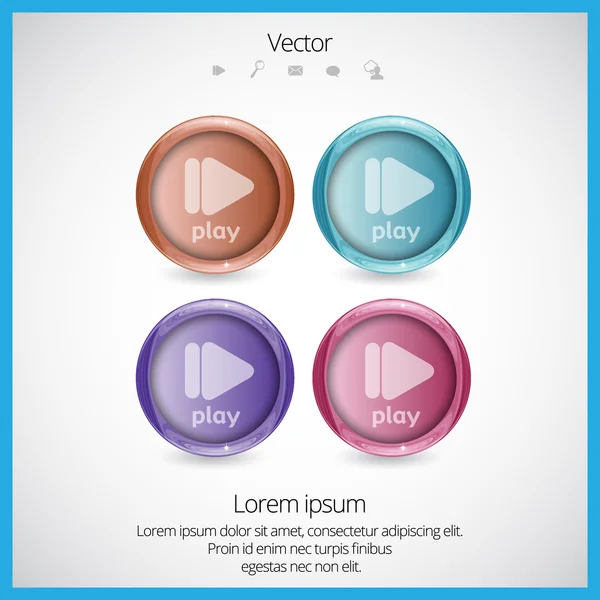 Spelen Icoon — Stockvector