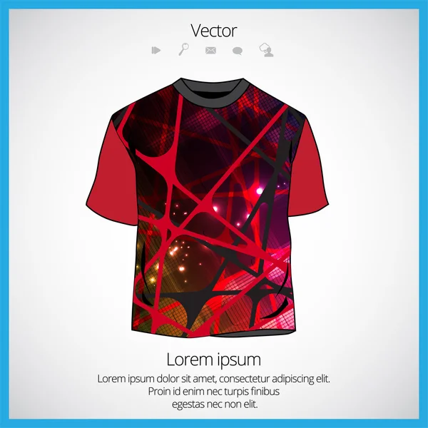 Diseño de la camiseta del hombre — Vector de stock