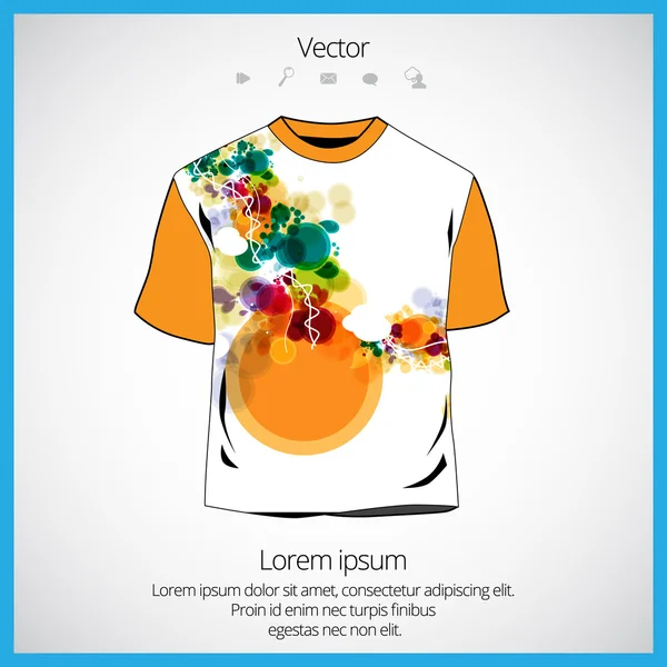 Projeto da t-shirt do homem — Vetor de Stock