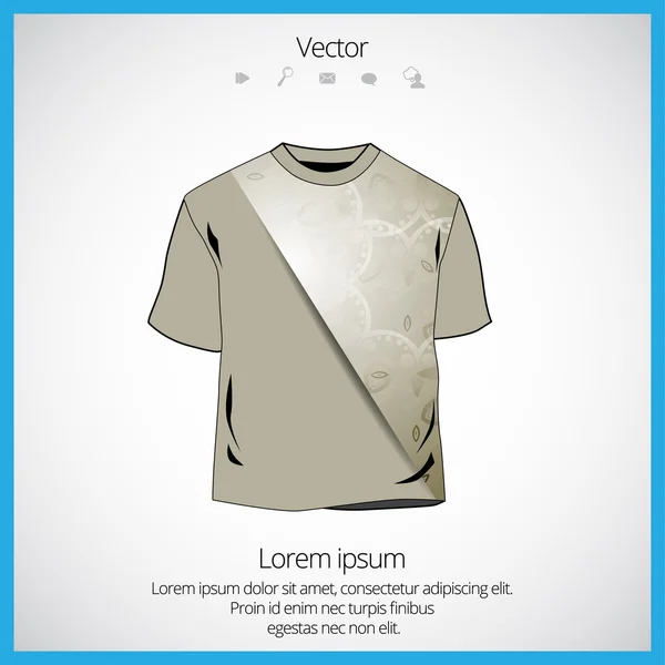 Projeto da t-shirt do homem — Vetor de Stock