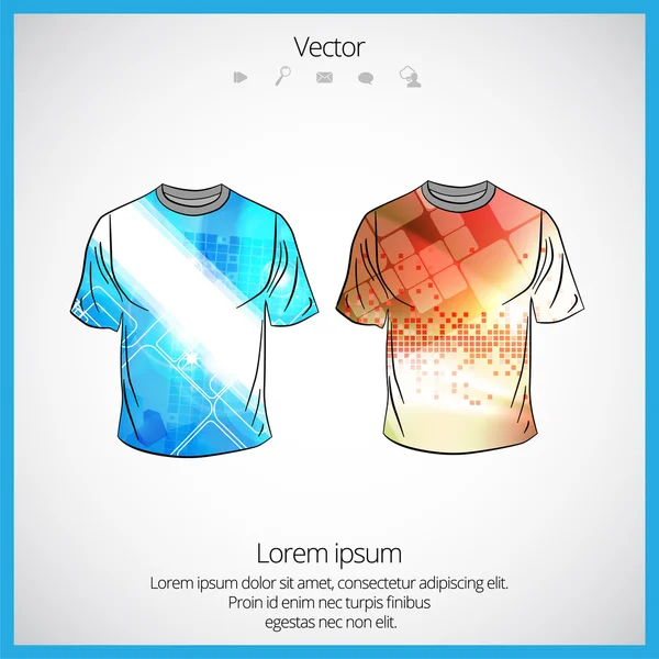 Diseño de la camiseta del hombre — Vector de stock