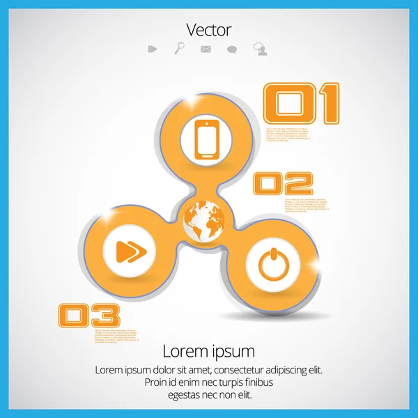 Concept van sociale media — Stockvector