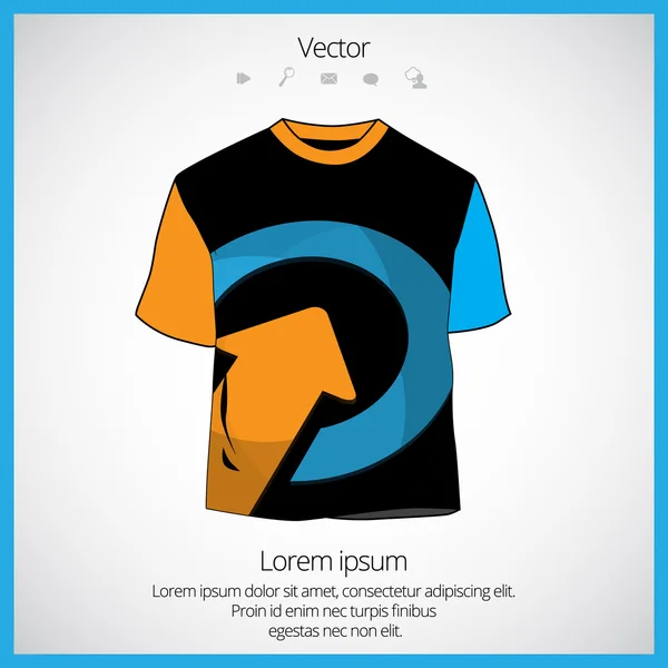 Projeto da t-shirt do homem — Vetor de Stock