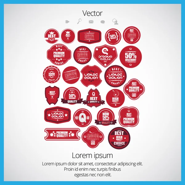 Etiquetas de venta vintage — Vector de stock