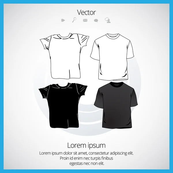 Projeto da t-shirt do homem — Vetor de Stock