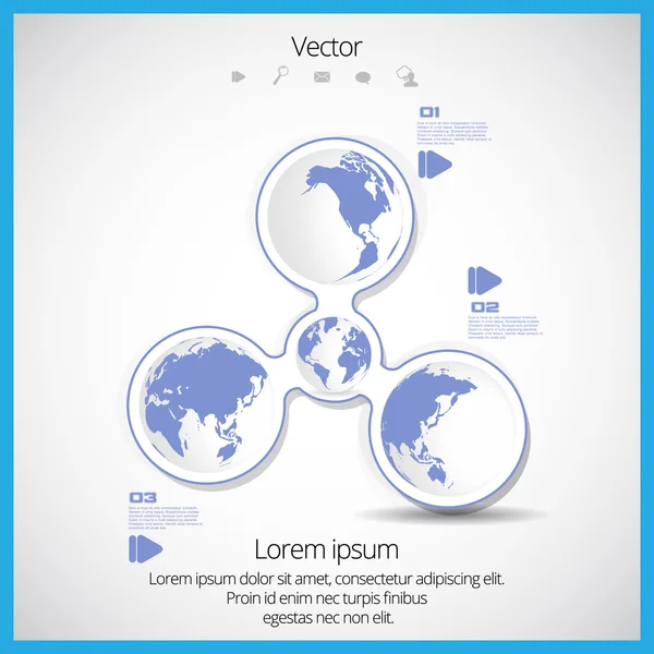 Concept van sociale media — Stockvector