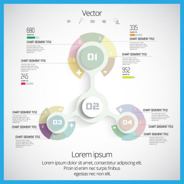Infographic faaliyet raporu için