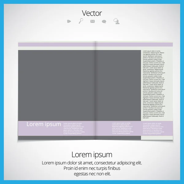 Tidning Layout — Stock vektor