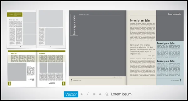 Журнал Layout — стоковый вектор
