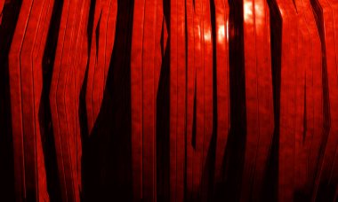 soyut kırmızı kapı aynası ile 3D arka plan