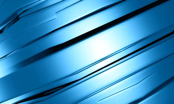 Fondo 3d con paneles azules abstractos — Foto de Stock