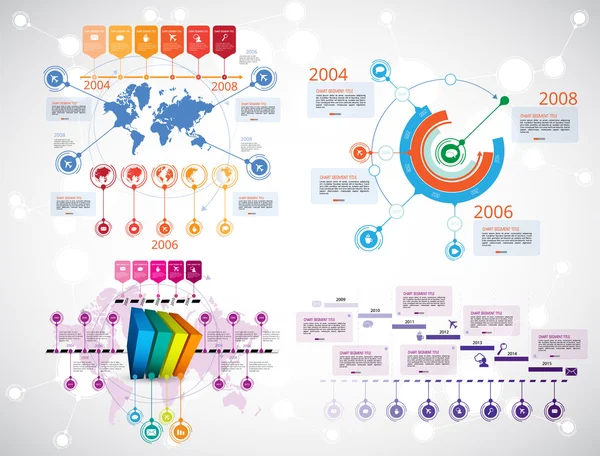 Ilustrasi Infografis - Stok Vektor