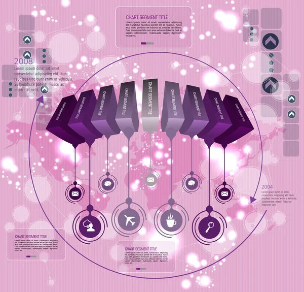 Infographic illusztráció — Stock Vector