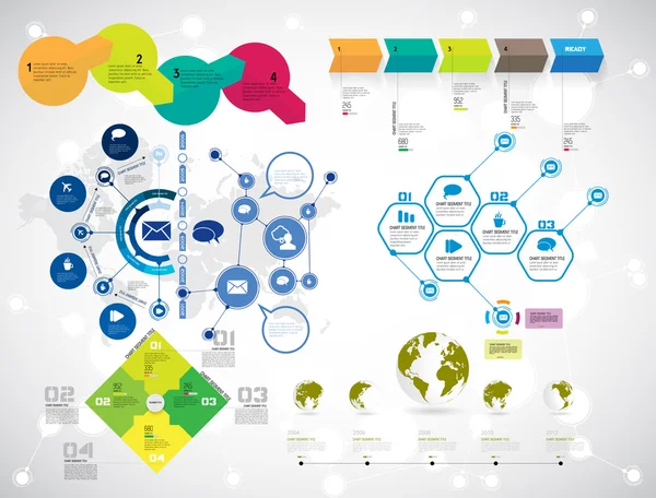 Ilustración Infografía — Archivo Imágenes Vectoriales