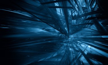 3D fütüristik arka plan