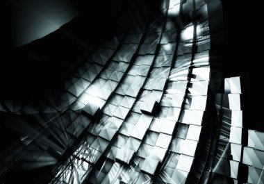 3D soyut küp arka plan