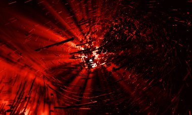 3D fütüristik arka plan