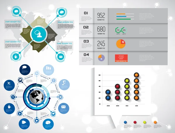 Illustration Infografik — Stockvektor