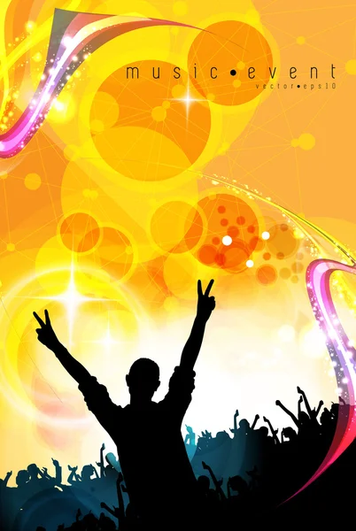 Party people background — Stock Vector