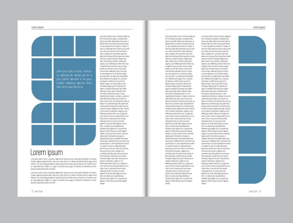 Layout-Magazin — Stockvektor