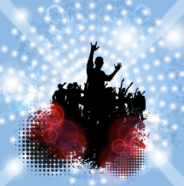 Concert illustration poster — Stock Photo, Image