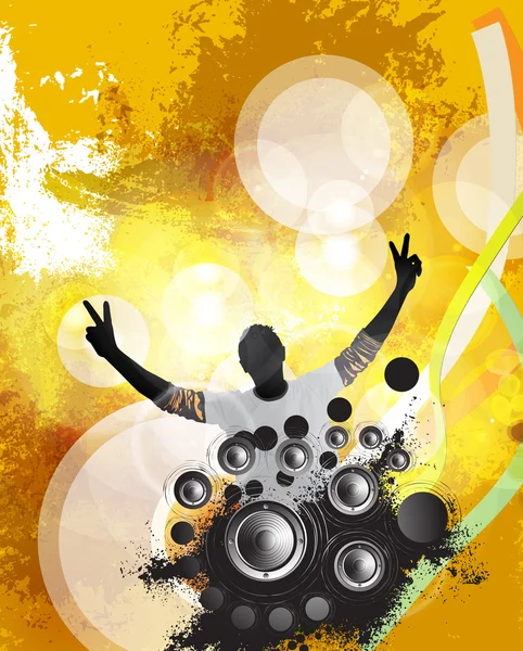Colorful music backgroung — Stock Photo, Image