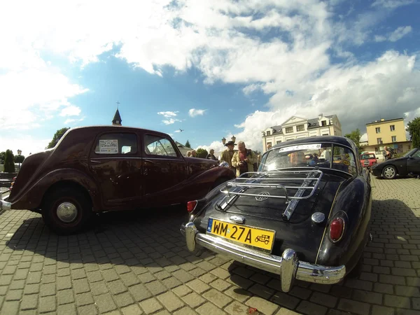 Das festival "iv rallye der antiken automobile in sochaczew" — Stockfoto