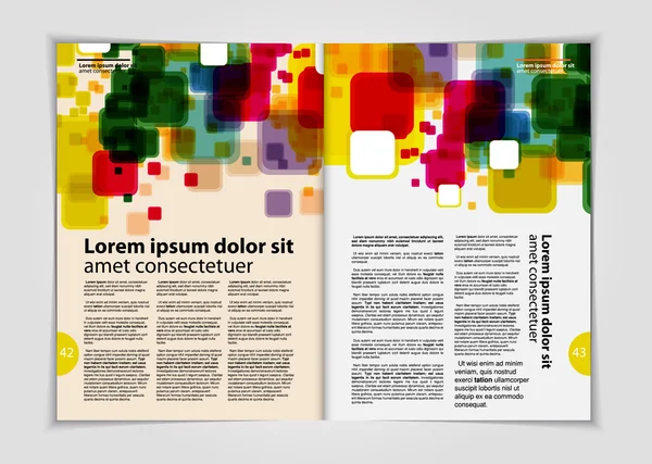 Layout-Magazin — Stockvektor