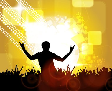 müzik olay arka plan