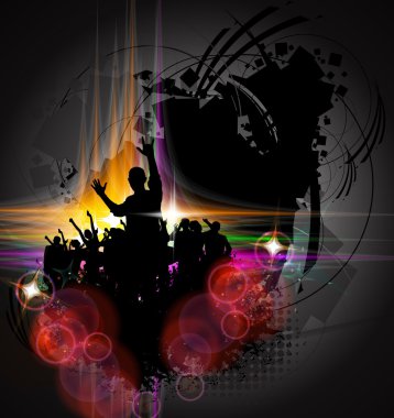 müzik olay arka plan