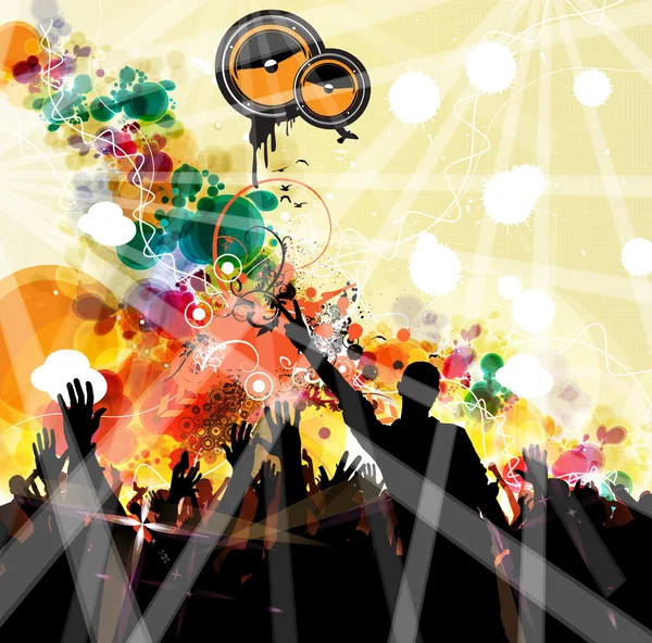 Ilustración de eventos musicales — Foto de Stock