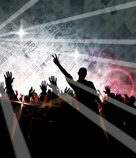 Music event background for poster or banner — Stock Photo, Image