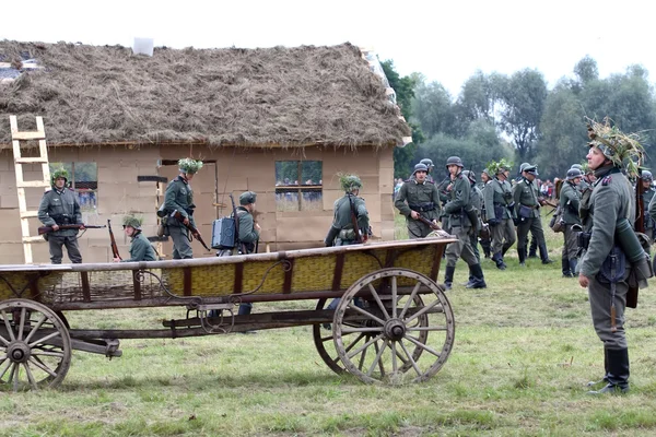 Reconstrucción militar en Polonia — Foto de Stock