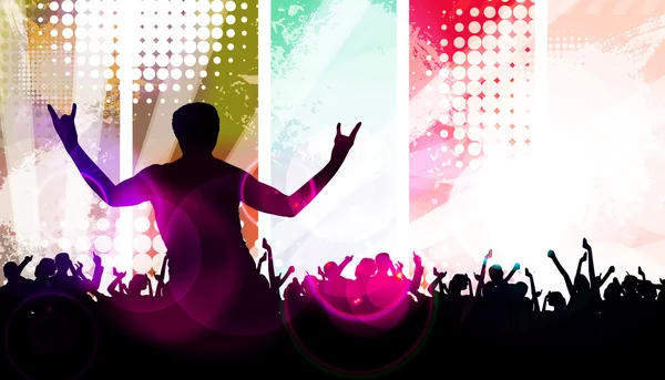 Music event background for poster or banner — Stock Photo, Image